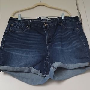 Denim shorts
